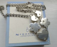 A silver-plated necklace from the renowned Irish brand Newbridge Silverware.