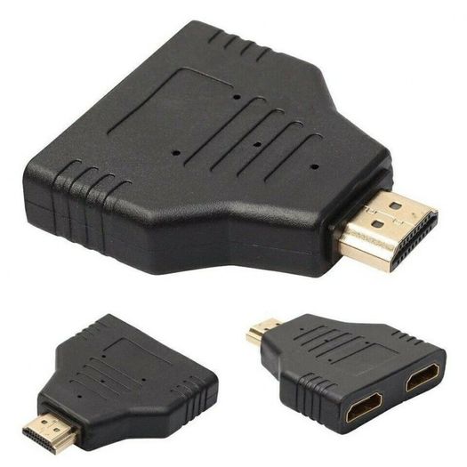 4827 HDMI 1 in to 2 Out Splitter Male to Female M/F Adapter Converter TV