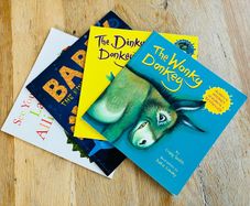 Kids Bedtime Story Books x4 - Wonky Donkey & More - Excellent Condition