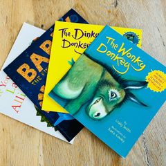 Kids Bedtime Story Books x4 - Wonky Donkey & More - Excellent Condition