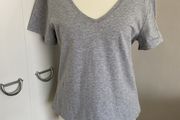 BNWT Grey V Neck Tee Shirt, size 14