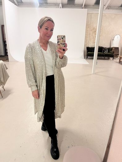 sequin coat/dress