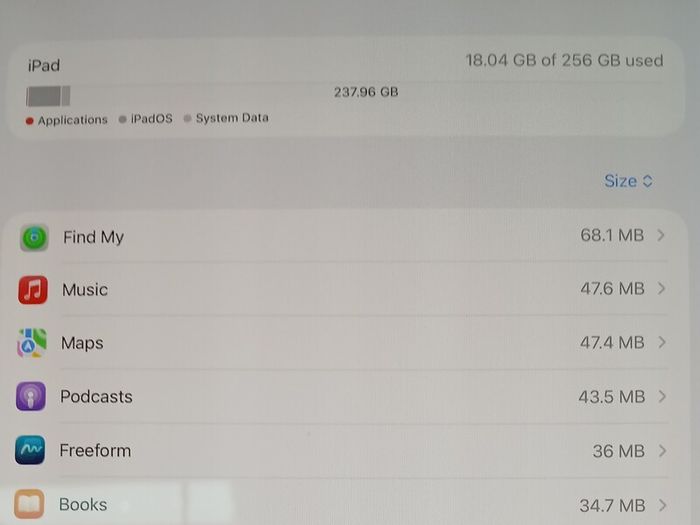 Apple iPad Pro 13" M4 (A2925) 256GB 2024 - Space Black, WiFi maximum capacity 100% cycle count 132