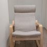 Wooden rocking recliner Image 2