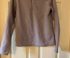 jumper fleece girl purple decathlon