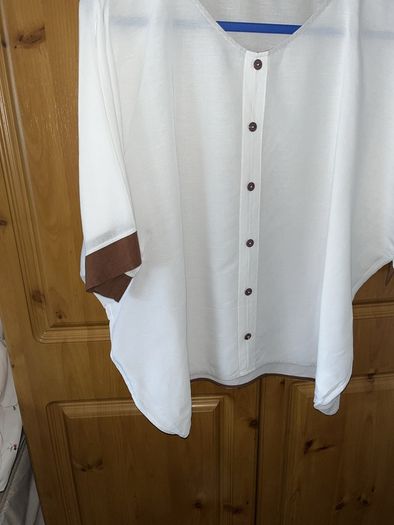 Naya linen mix batwing blouse