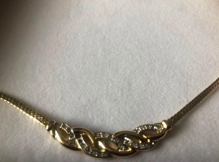 Gold plated necklace