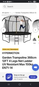 12ft trampoline bran new