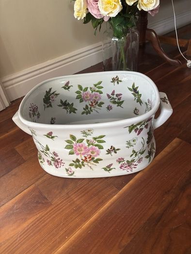 Antique Victorian Large Ironstone Ware Oblong Planter