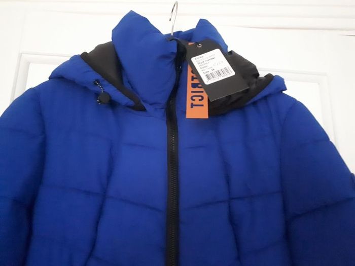 Stunning Quilted Jacket - Dutch brand District- Royal Blue - UK 8 generous - BNWT RRP 129