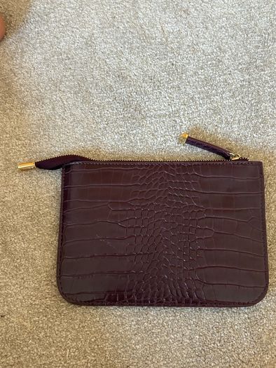 Brand New Carvela Burgundy Pouch / Clutch Bag