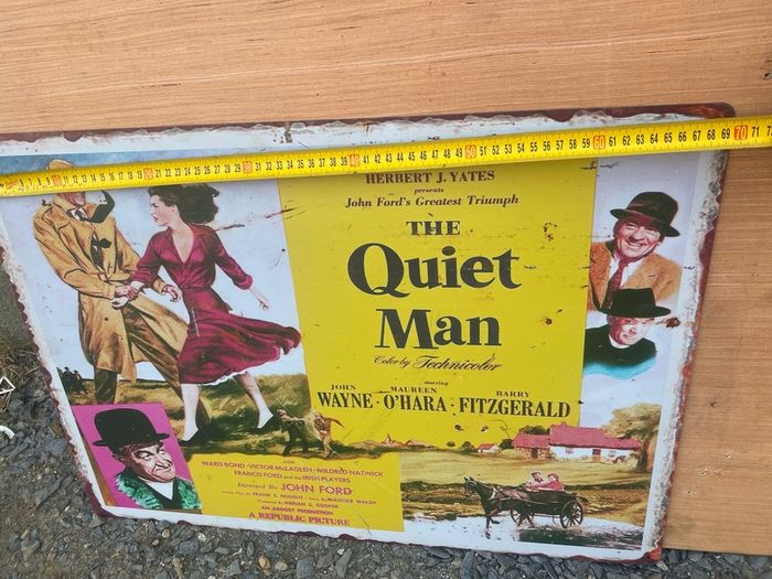 The Quiet Man Metal sign