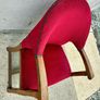 Vintage oak Arts and Crafts tub/ desk chair Image 3
