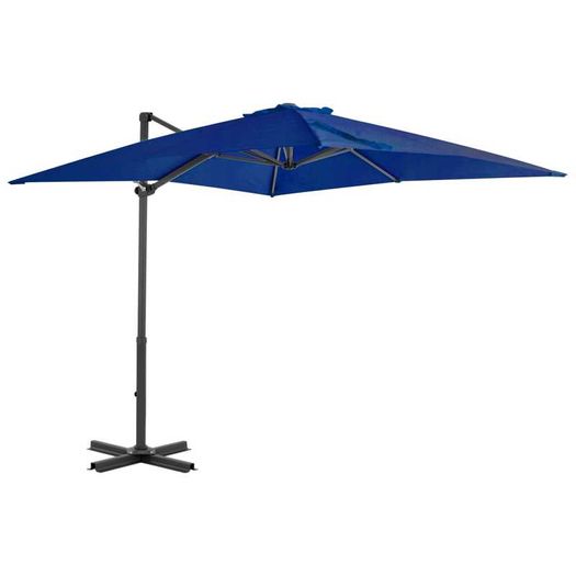 Hanging Parasol Anthracite 3 m Aluminium Pole