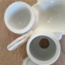 Lovely Vintage Porcelain Set, Silver Spoon Image 5
