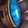 A vintage metal pill box with an enamel lid. Image 5