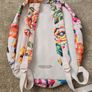 Adidas Originals x The Farm Company Floral Backpack Pastel Pink Image 2
