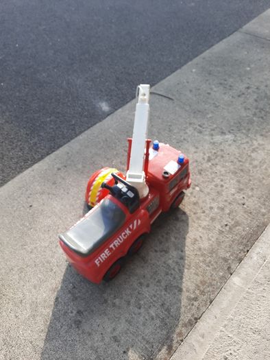 Kids fire engine ride on