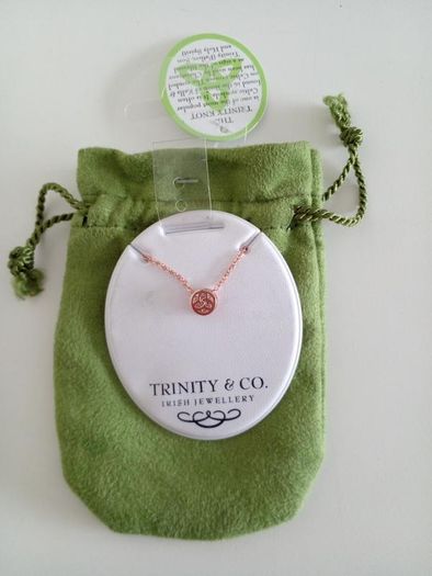 Trinity Knot Pendant and Chain.