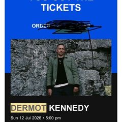 4 Dermot Kennedy Tickets Sunday 12th July