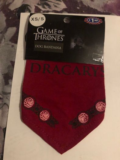 New Game Of Thrones Dog Bandana