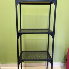 Shelving unit, black, 51x136cm