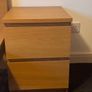 IKEA Malm Double Bed,  & matching locker Image 2