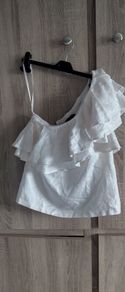 One Arm 100 silk top fits Xs s small m  never worn