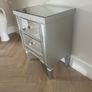 Modern mirrored bedside locker Image 2