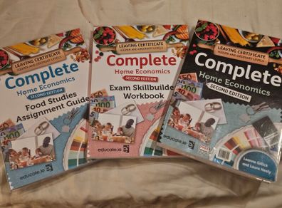 Complete home economics 2nd edition pack by educate.ie. Leaving certificate books RRP 43.21 euro