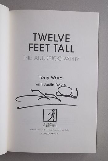 Rugby autographed books
