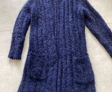 Navy long Coat/ Cardigan from F&F. Size 8/10