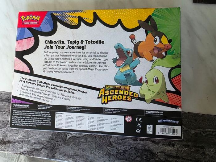 Pokemon Ascended Heroes First Partner Deluxe Pin Collections