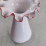 Fenton Rose Crest Pottery small Vase. Image 7