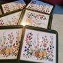 6 x Aynsley Square Coasters - Somerset Pattern - Boxed Image 5