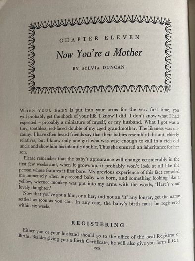 Vintage Hardback baby book