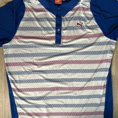 Puma Sport Lifestyle Stripe Polo Size Large Golf