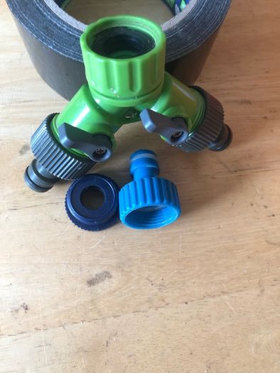 Hose tap splitter and connector