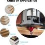 flintronic Router Bit Set, 15PCS 6.35mm 1/4 Inch Shank Tungsten Carbide Tipped Router Bit Set | Wood Milling Saw Cutter | Woodworking Tools Kit with Plastic Case for Home & DIY (FREE POSTAGE) Image 5