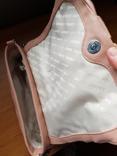 DKNY leather shoulder bag