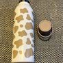 Brown and White Cow Print drinking Water Bottle Thermos Bottle Stainless Steel Vacuum Insulated Mouth Bottle with Wide Handle Image 3