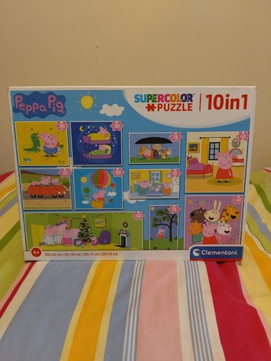 Peppa Pig Bumper box of 10 jigsaw Puzzles