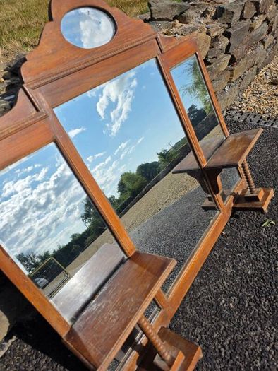 Vintage over mantle mirror