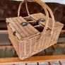 Forest Walk Wicker Picnic Basket Image 8