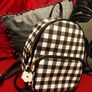 Chic Checkered Mini Backpack Claires Image 5