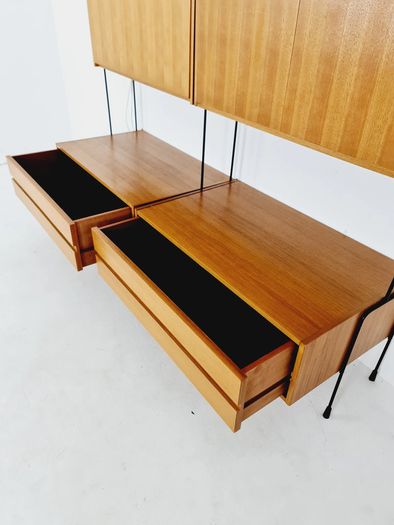 Mid-Century Shelving Unit, Teak, Lighted