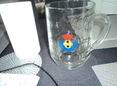 Scotland 1978 world cup glass