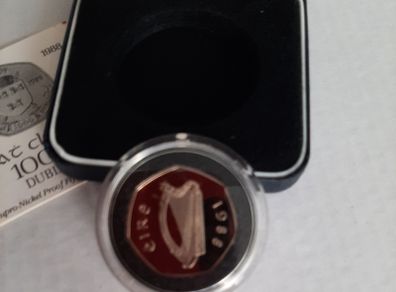 Uncirculated 1988 50p coin