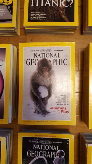 National Geographic magazines x 400 from early 20th century to 2009