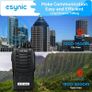 6Pack Professional Walkie Talkies for Adults Rechargeable Walkie Talkies Best 16CH Walkie Talkie Long Rang VOX Radio Walky Talky With Earpieces Wonderful Gifts For Adults Kids etc Image 3